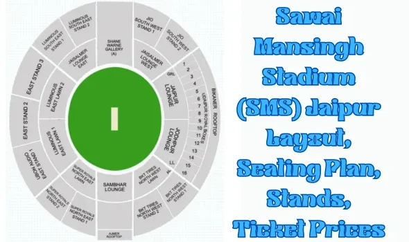 Sawai Mansingh Stadium (SMS) Jaipur Layout